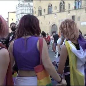 L' arcobaleno del Toscana Pride 2021