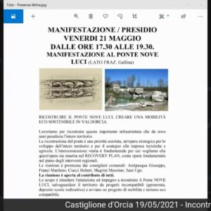 Incontro con Giuseppe Antipasqua capogruppo lista "Presenza attiiva per Castiglione d'Orcia"