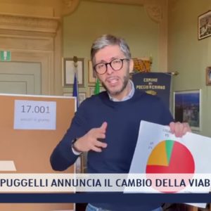 2021-12-07 POGGIO A CAIANO - SINDACO PUGGELLI ANNUNCIA IL CAMBIO DELLA VIABILITÀ