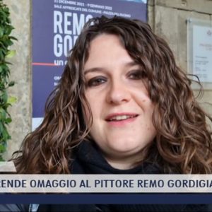 2021-12-14 PISTOIA - PISTOIA RENDE OMAGGIO AL PITTORE REMO GORDIGIANI