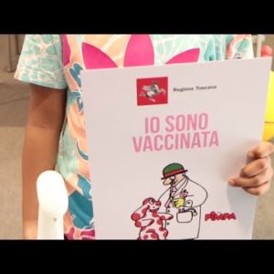Vaccinazioni per bambini al via con la Pimpa