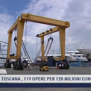2022-01-11 TOSCANA -  CANTIERE TOSCANA , 119 OPERE PER 120 MILIONI EURO