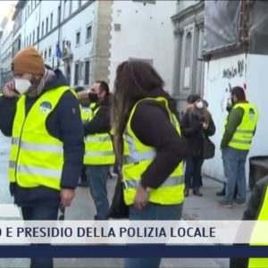 2022-01-15 TOSCANA - SCIOPERO E PRESIDIO DELLA POLIZIA LOCALE