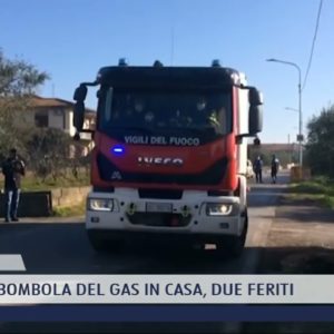 2022-01-17 PISA - SCOPPIA BOMBOLA DEL GAS IN CASA, DUE FERITI