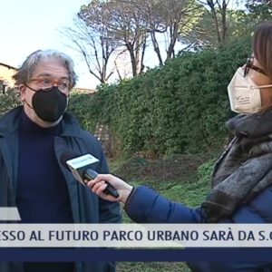 2022-01-19 PRATO - UN INGRESSO AL FUTURO PARCO URBANO SARÀ DA S.CATERINA