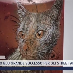 2022-01-31 PISA - A PALAZZO BLU GRANDE SUCCESSO PER GLI STREET ARTIST