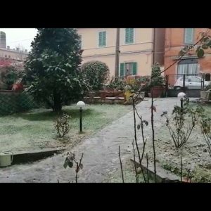 Neve in zona Fornaci a San Giovanni