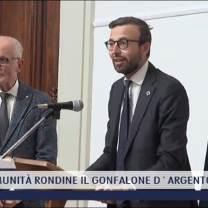 2022-02-28 TOSCANA - ALLA COMUNITÀ RONDINE IL GONFALONE D'ARGENTO