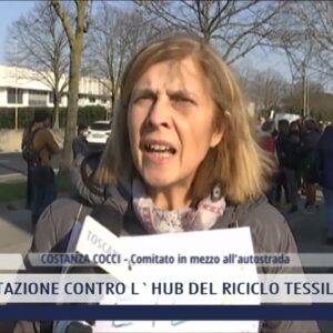 2022-03-19 PRATO - MANIFESTAZIONE CONTRO L'HUB DEL RICICLO TESSILE