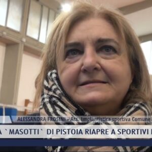 2022-04-01 PISTOIA - PALESTRA 'MASOTTI' DI PISTOIA RIAPRE A SPORTIVI E SCUOLE