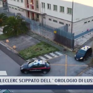 2022-04-19 VIAREGGIO - CHARLES LECLERC SCIPPATO DELL'OROLOGIO DI LUSSO