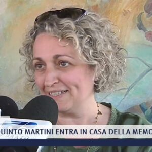 2022-05-23 CARMIGNANO - STUDIO QUINTO MARTINI ENTRA IN CASA DELLA MEMORIA