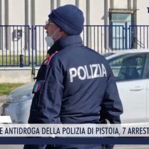 2022-09-13 PISTOIA - OPERAZIONE ANTIDROGA DELLA POLIZIA DI PISTOIA, 7 ARRESTI