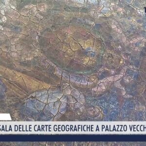 2022-10-25 FIRENZE - RIAPRE LA SALA DELLE CARTE GEOGRAFICHE A PALAZZO VECCHIO