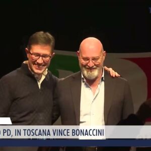 2023-02-13 TOSCANA - CONGRESSO PD, IN TOSCANA VINCE BONACCINI