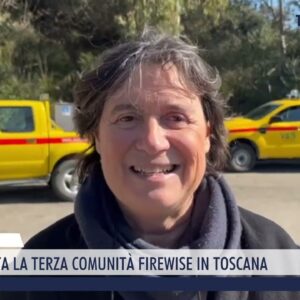 2023-02-17 CAST.NE DELLA PESCAIA - INAUGURATA LA TERZA COMUNITÀ FIREWISE IN TOSCANA