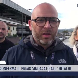 2023-05-11 PISTOIA - FIM CISL SI CONFERMA IL PRIMO SINDACATO ALL'HITACHI