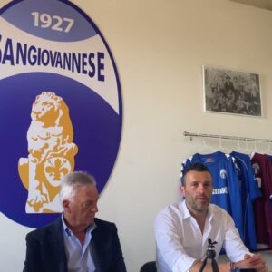 Il nuovo allenatore della Sangiovannese Gabriele Bencivenni